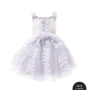 Posh Peanut lavender Ruffled Dress
